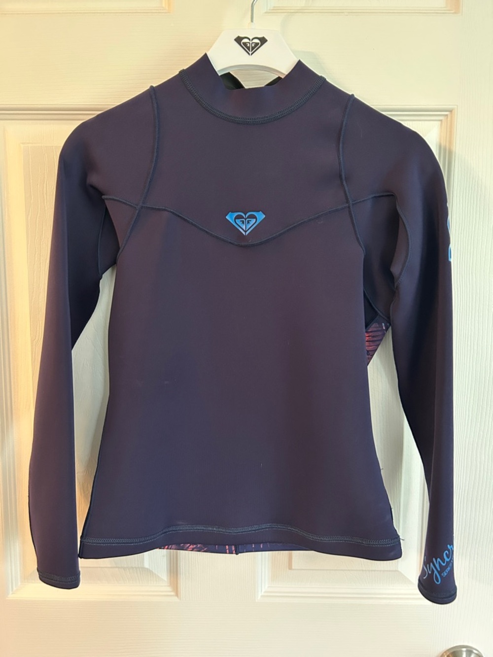 Roxy Women's Long-Sleeve 1.0mm Synchro Wetsuit Top Size 8